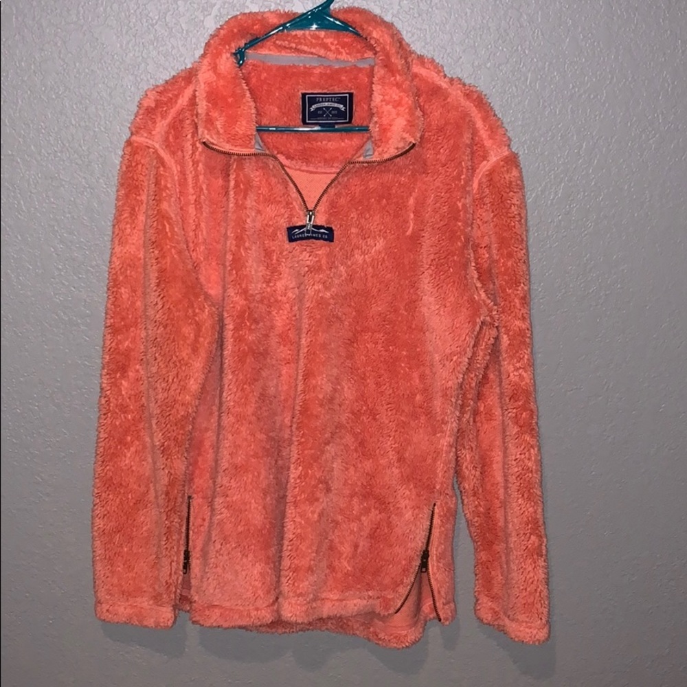Lauren James Co Sherpa zip up